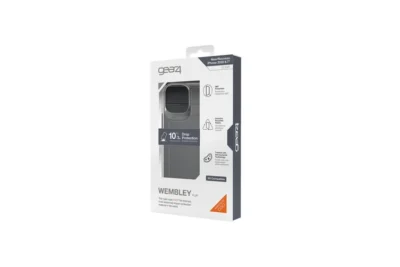 Gear4 Wembley Flip Compatible with iPhone 12 Mini - Advanced Impact Protection, Integrated D3O Technology, Protective Phone Cover – Clear